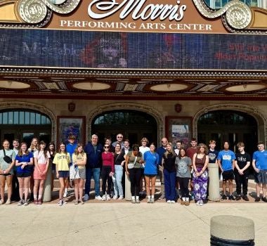 More Info for Staging the Future and the Morris Hosts Les Misérables Student Load In Event